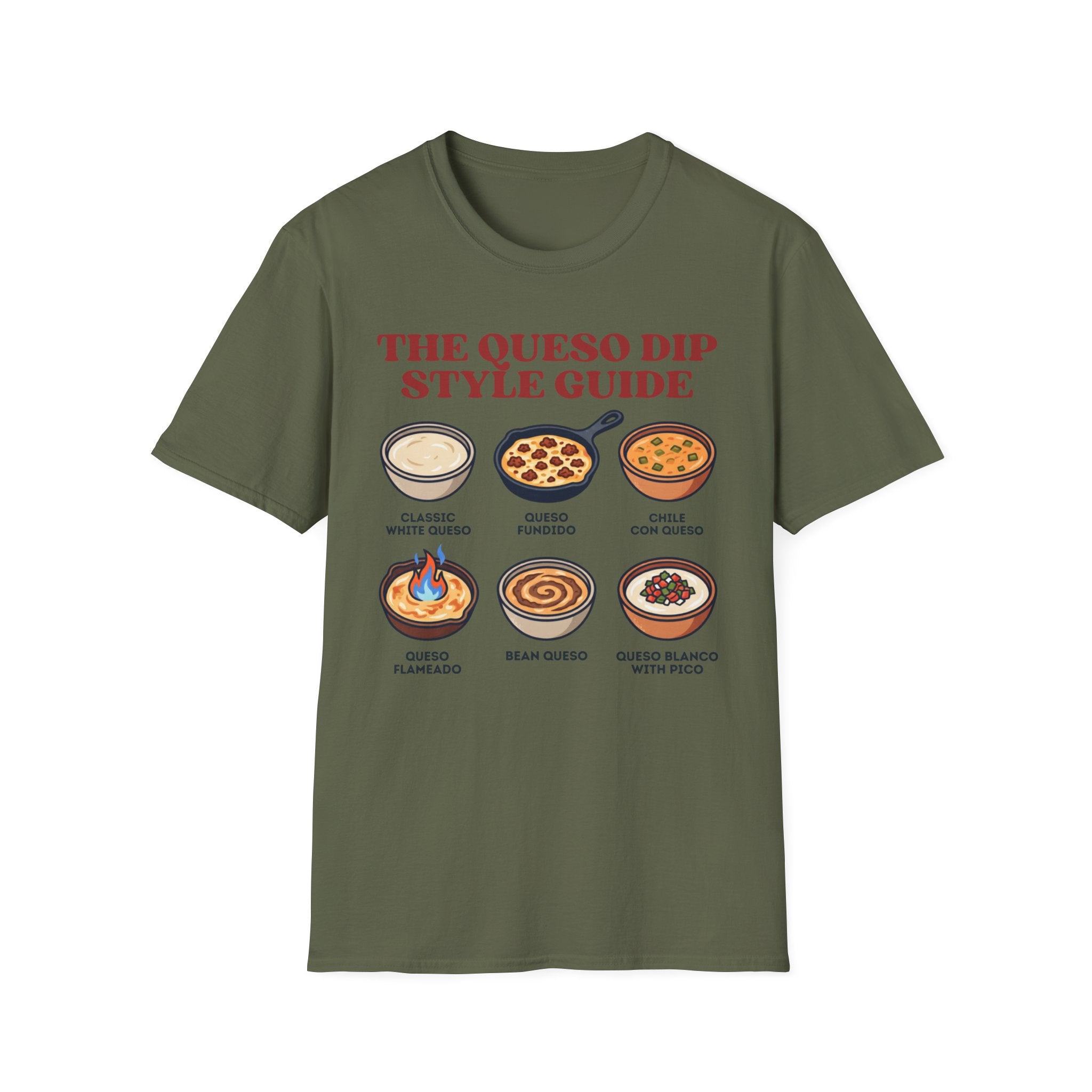 Queso Dip Style Guide T-Shirt