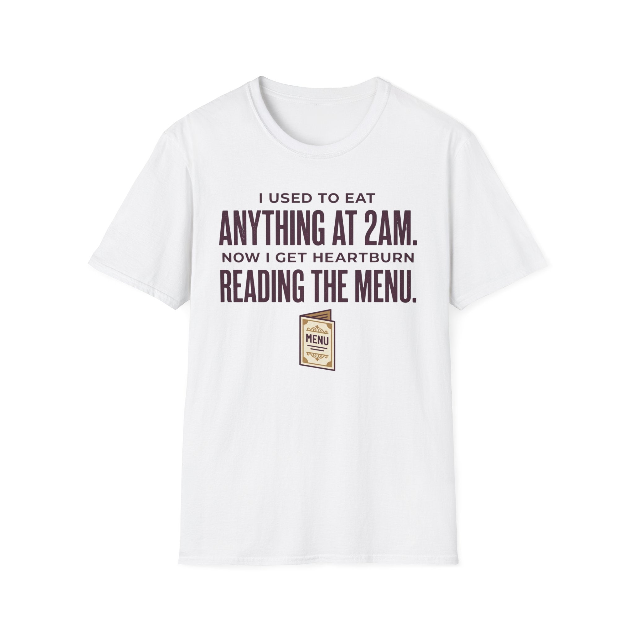 Heartburn Reading The Menu T-Shirt