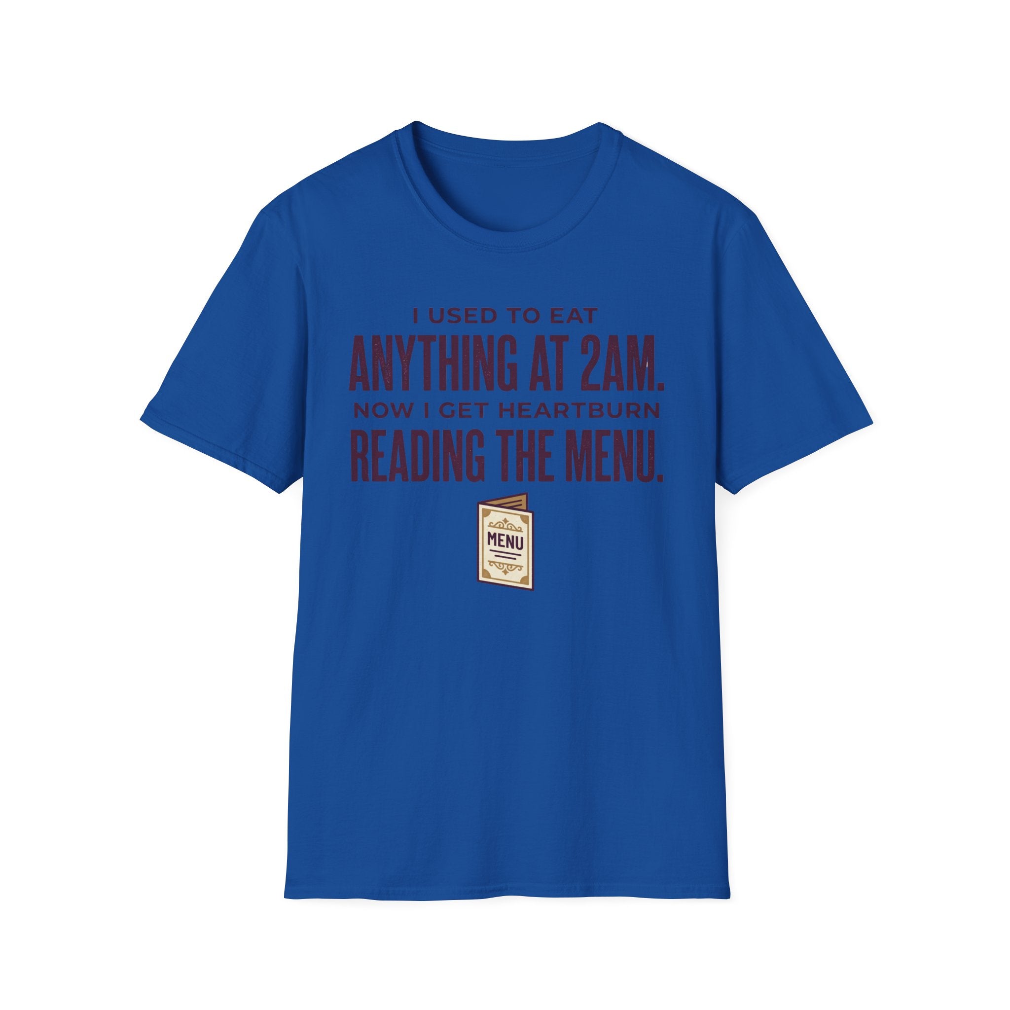 Heartburn Reading The Menu T-Shirt