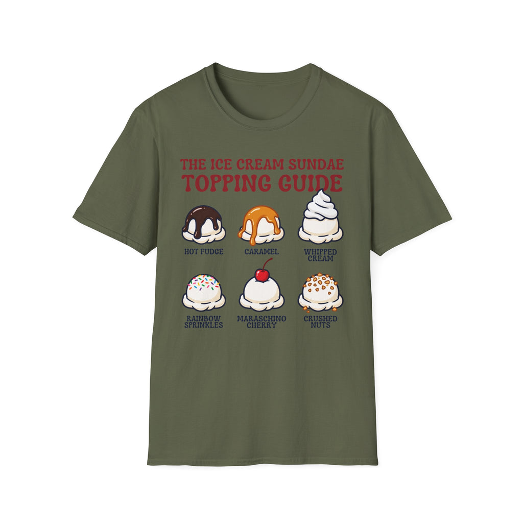 Sundae Topping Guide T-Shirt