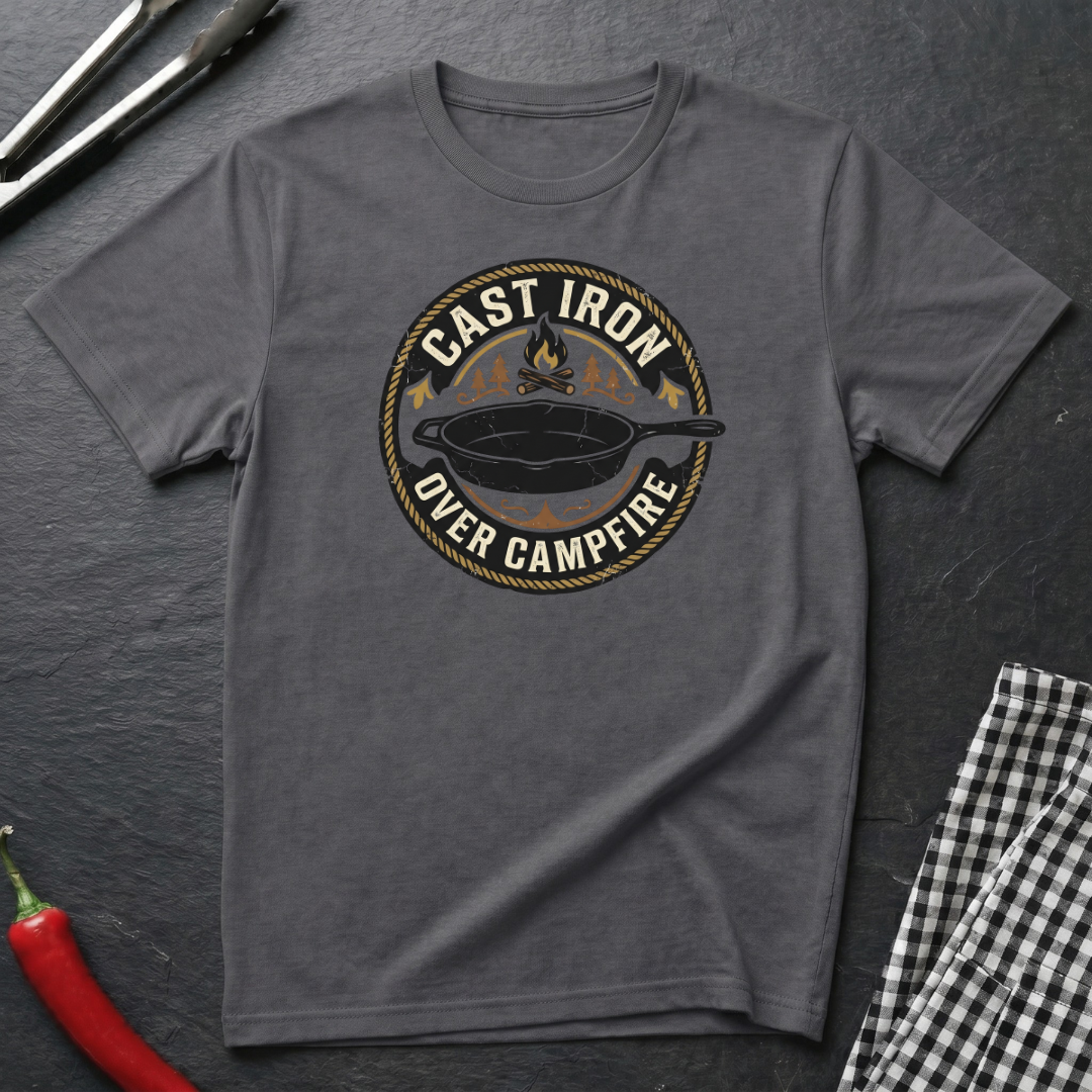 Cast Iron Over Campfire T-Shirt