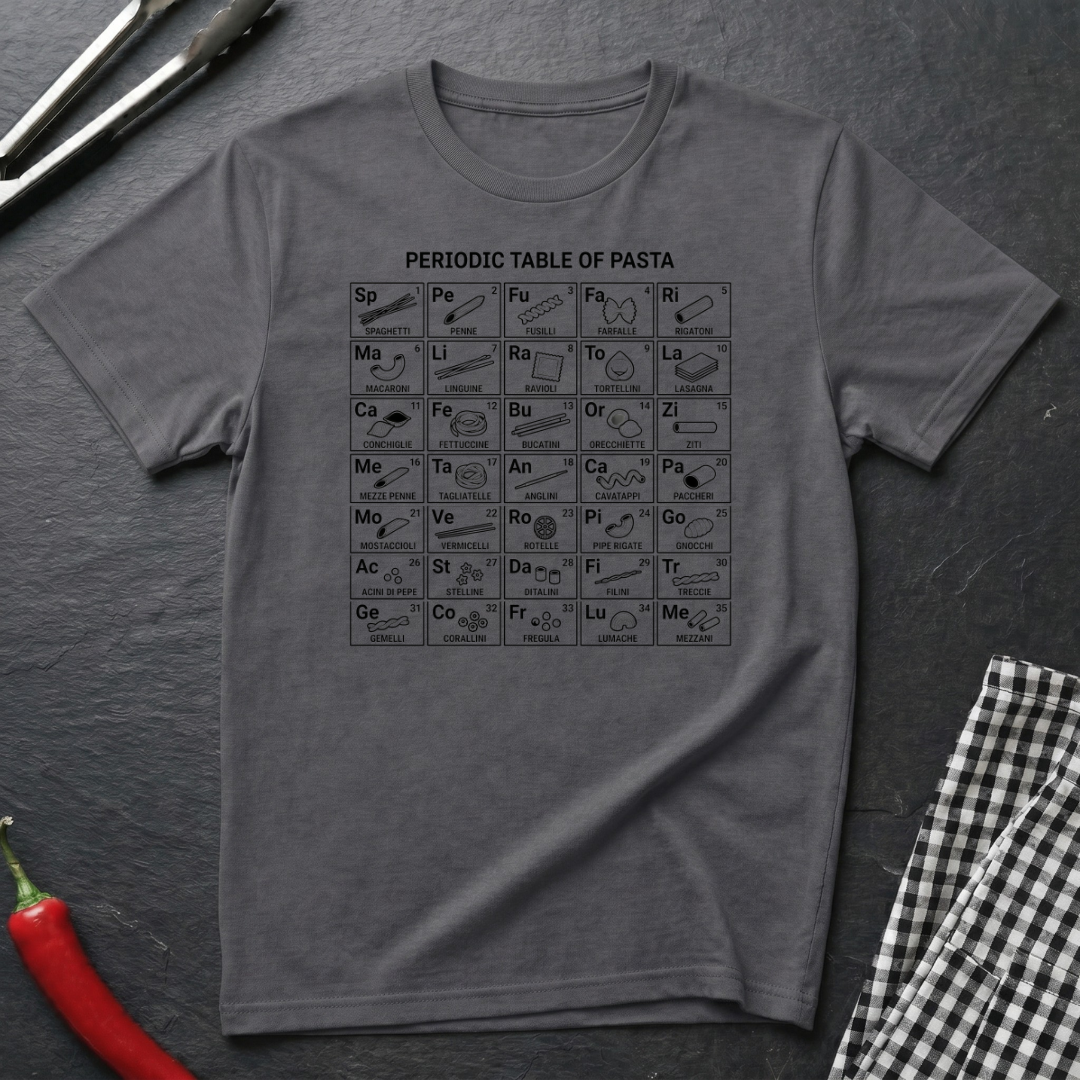 Periodic Table Of Pasta T-Shirt