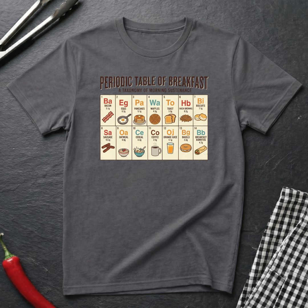 Periodic Table Of Breakfast T-Shirt