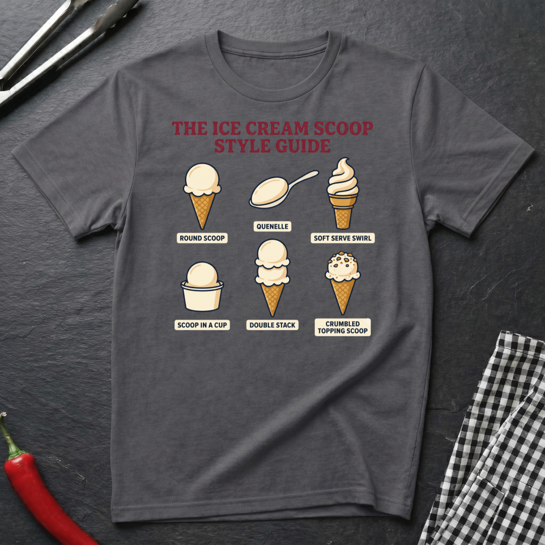 Ice Cream Scoop Guide T-Shirt