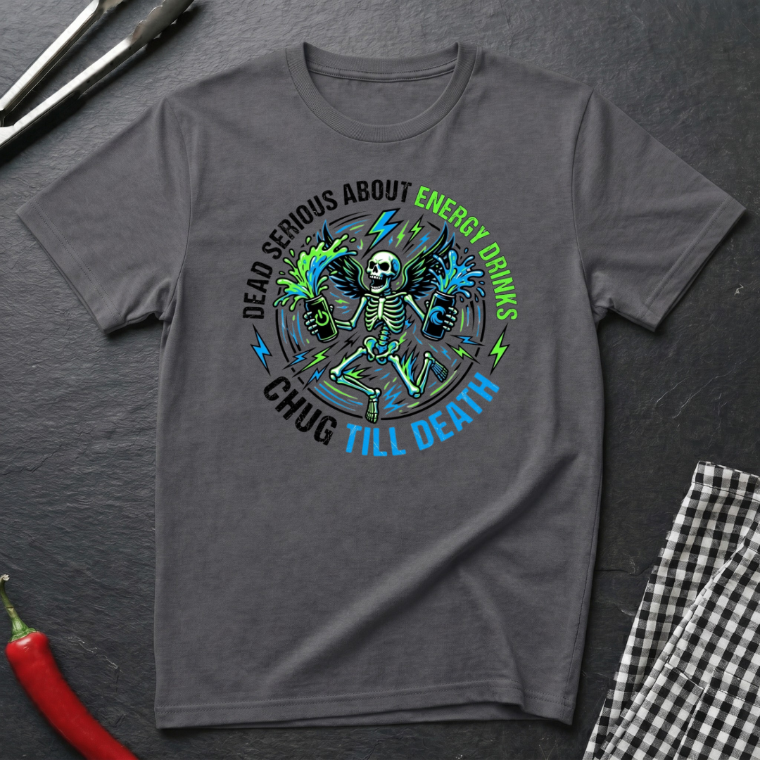 Dead Serious About Energy Drinks T-Shirt
