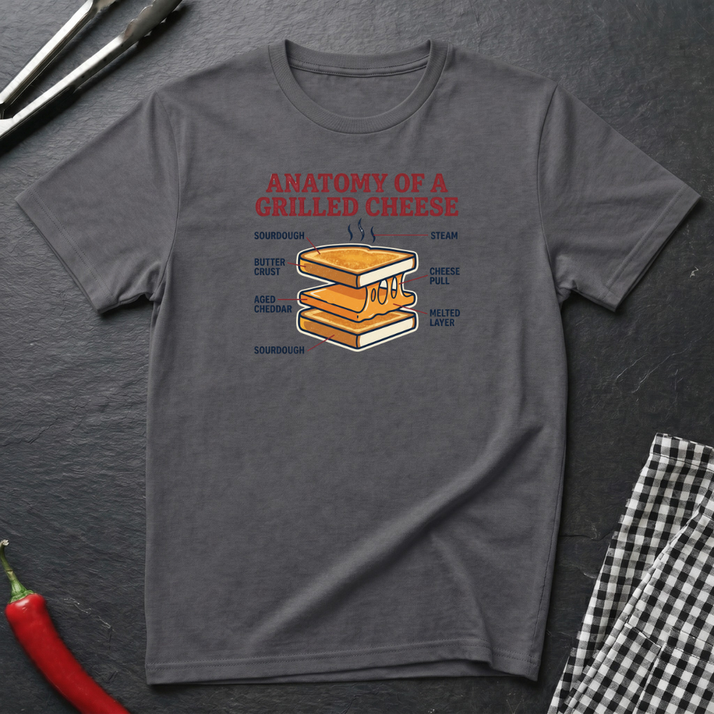 Grilled Cheese Anatomy T-Shirt