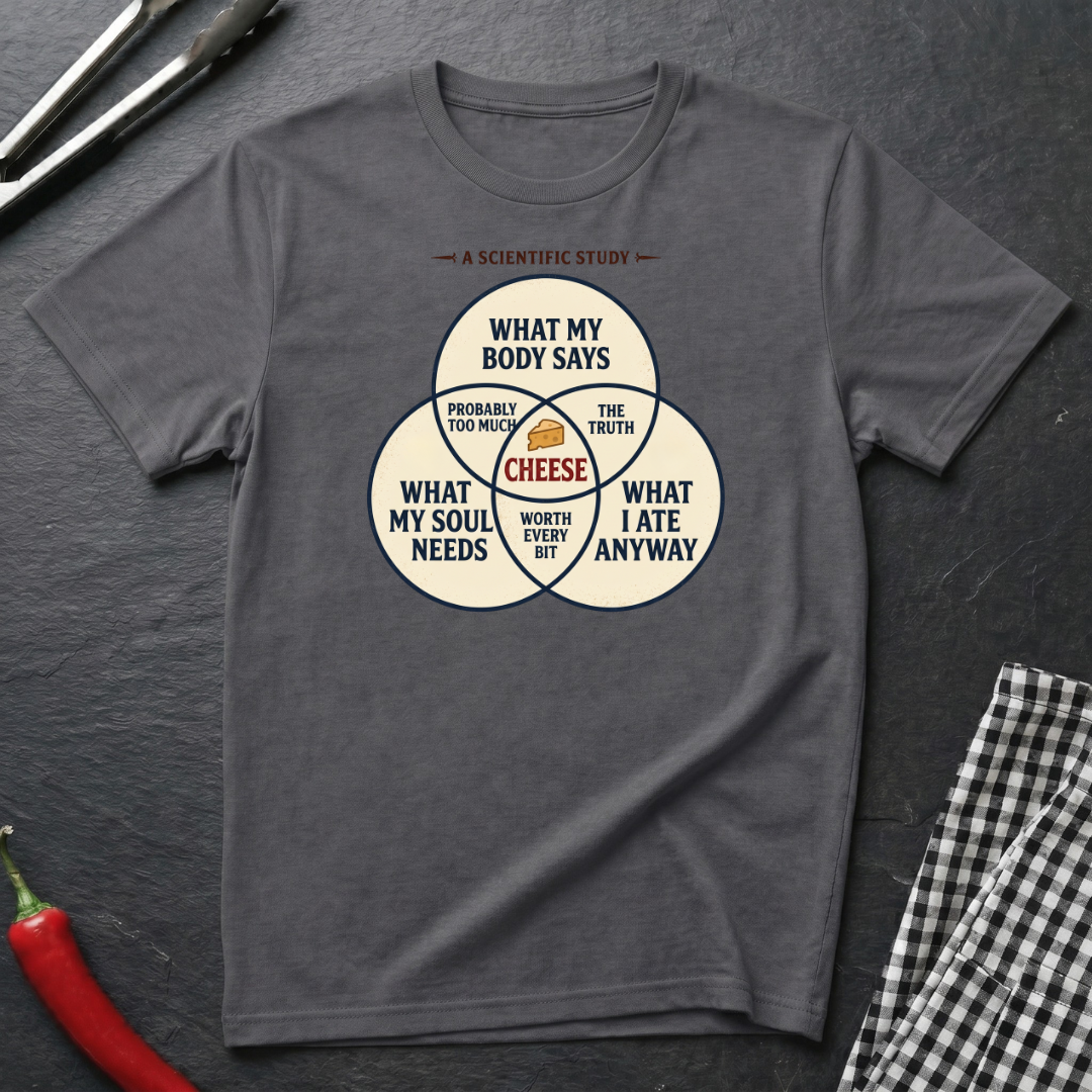 Cheese Need Diagram T-Shirt