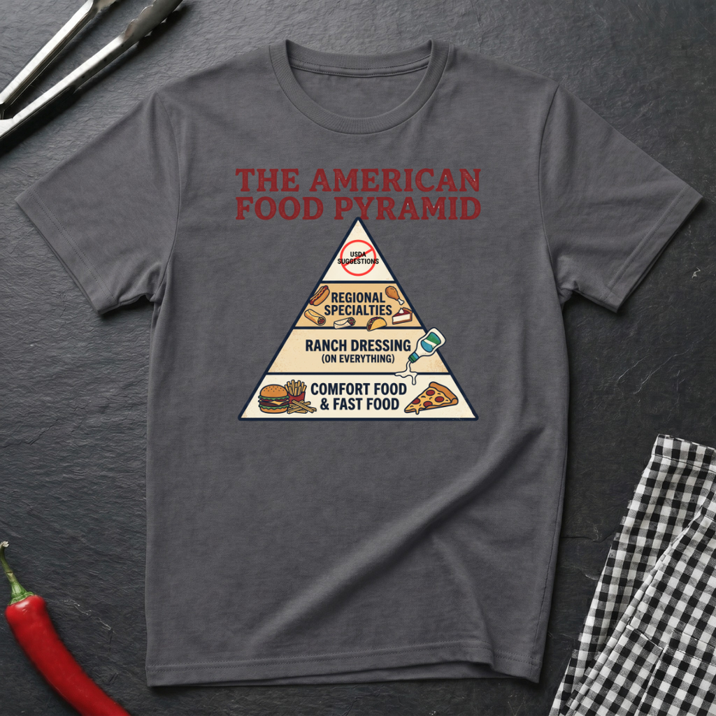 American Food Pyramid T-Shirt