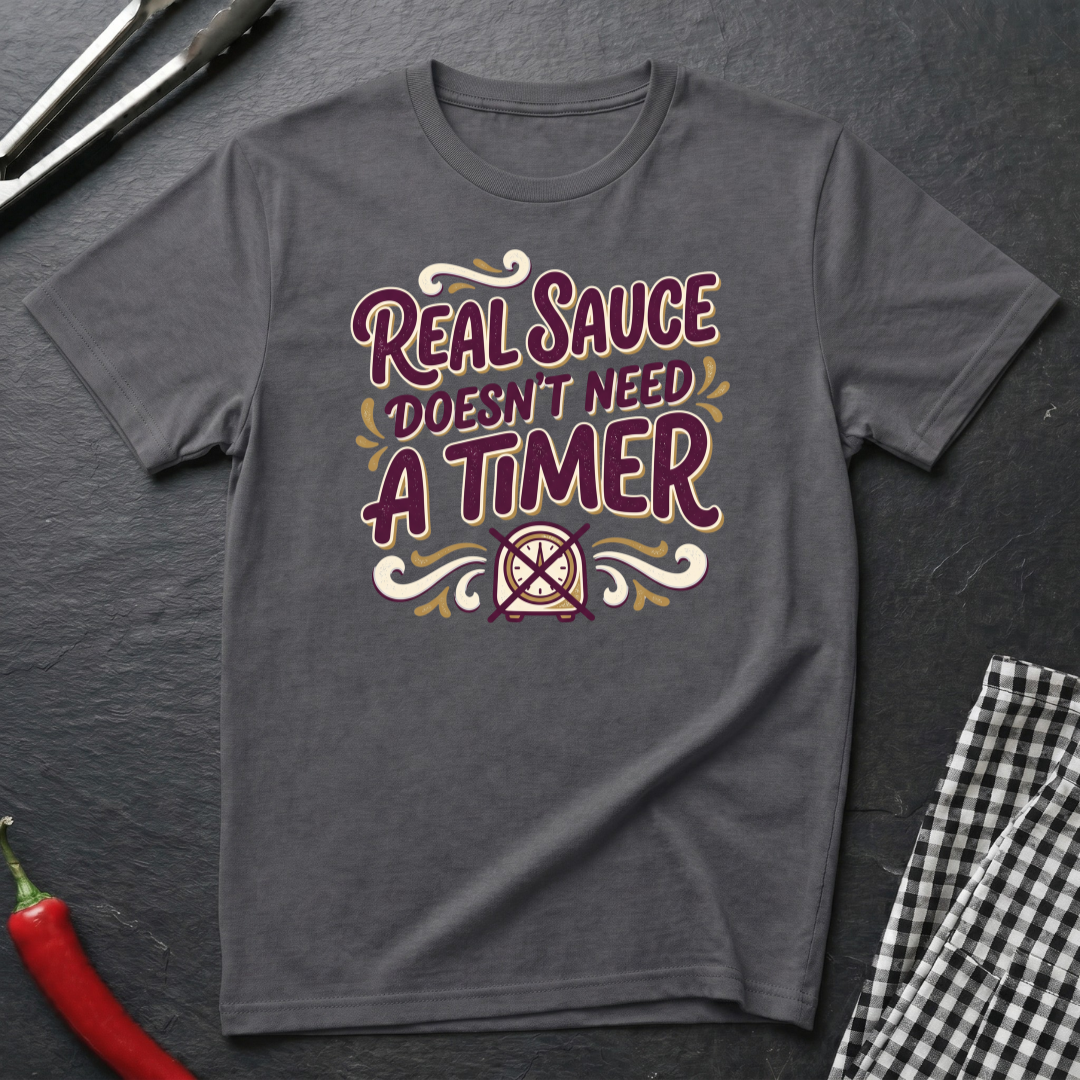 Sauce Doesn't Need A Timer T-Shirt