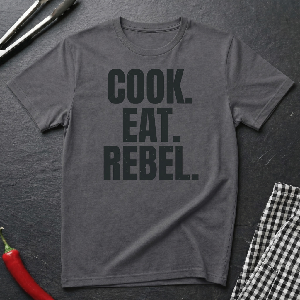 Cook. Eat. Rebel. T-Shirt