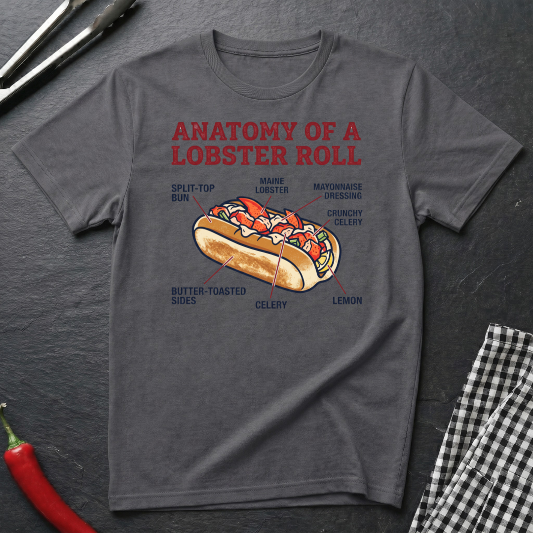 Lobster Roll Anatomy T-Shirt