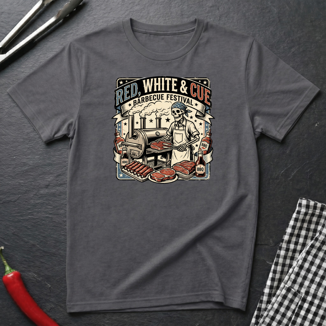 Red, White, & Cue T-Shirt