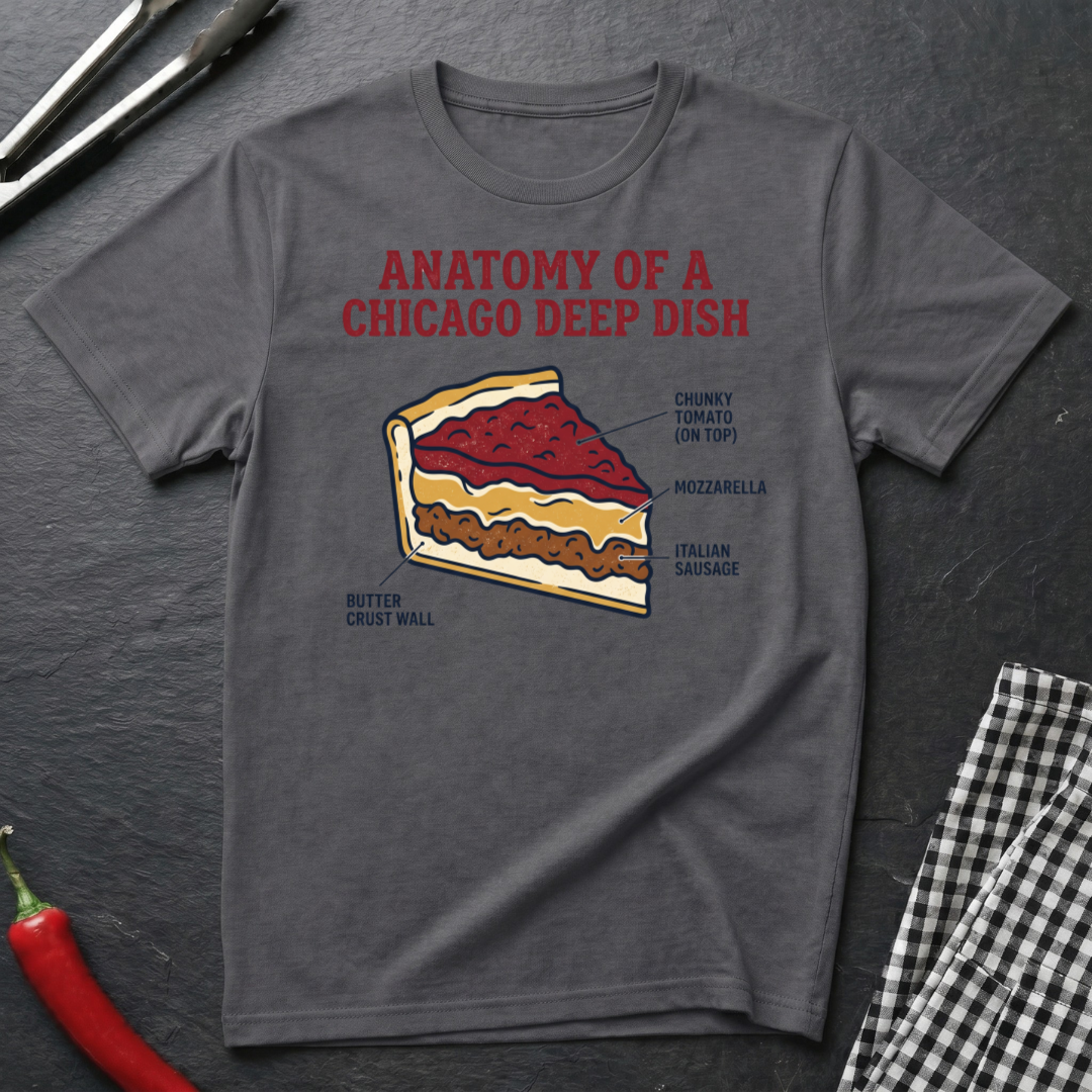 Chicago Deep Dish Anatomy T-Shirt