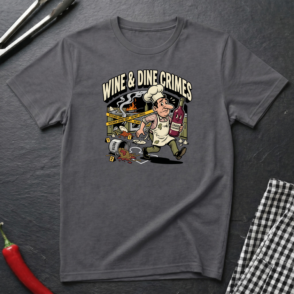 Wine & Dine Crimes T-Shirt
