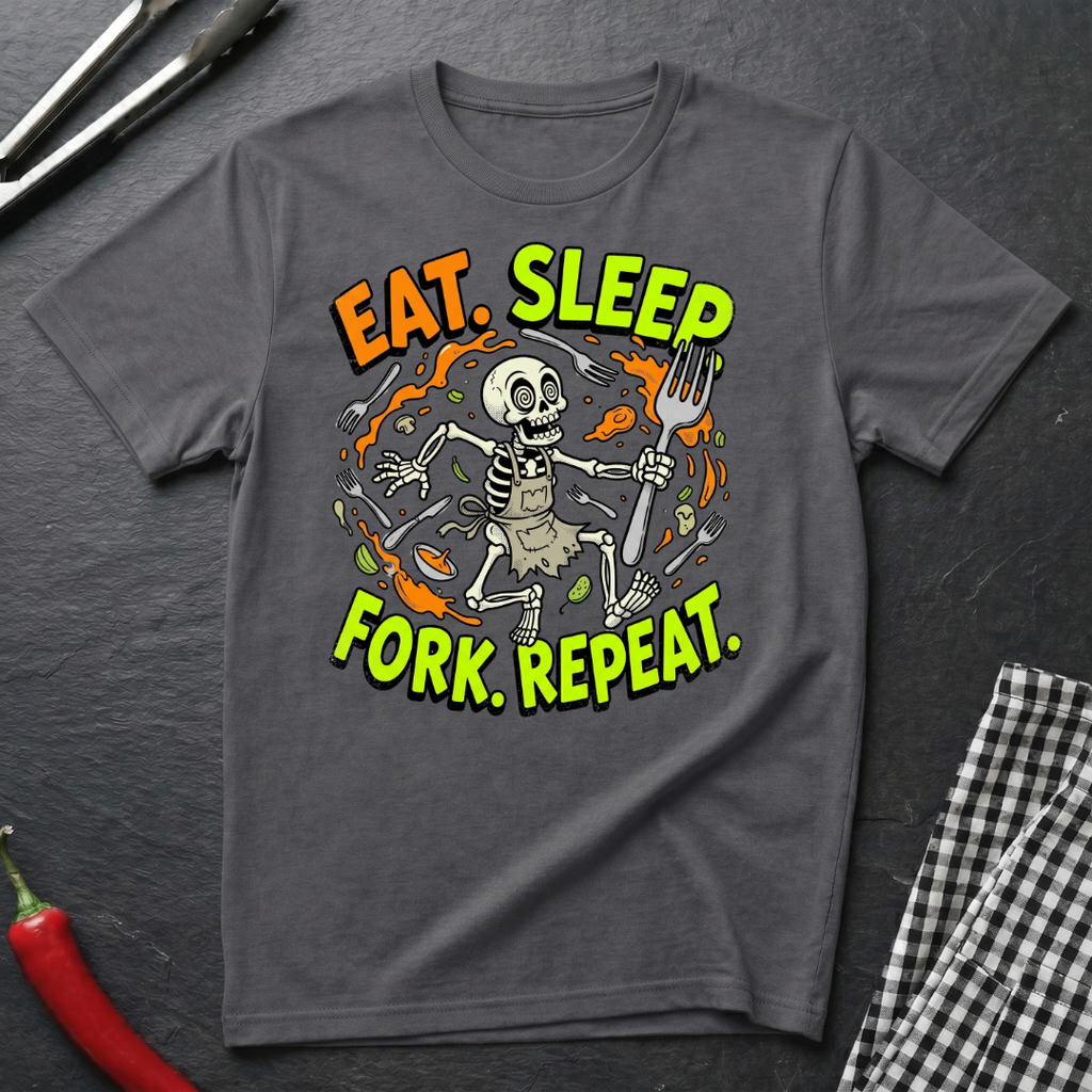 Eat.Sleep.Fork.Repeat. T-Shirt