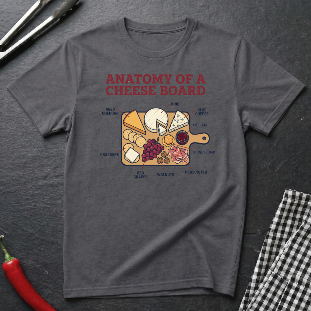 Cheese Board Anatomy T-Shirt