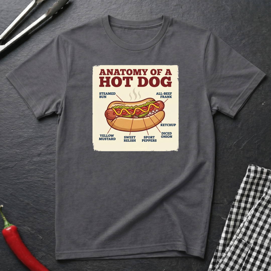 Hot Dog Anatomy T-Shirt