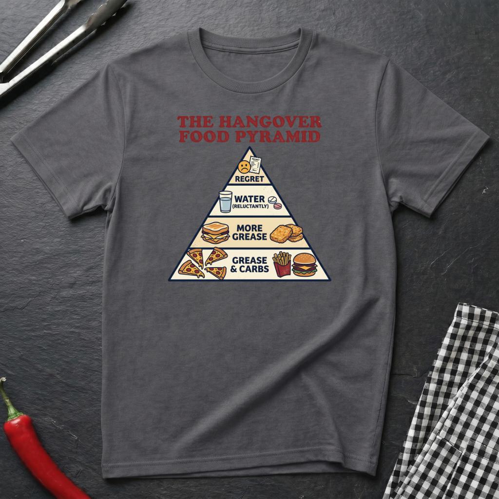 Hangover Food Pyramid T-Shirt