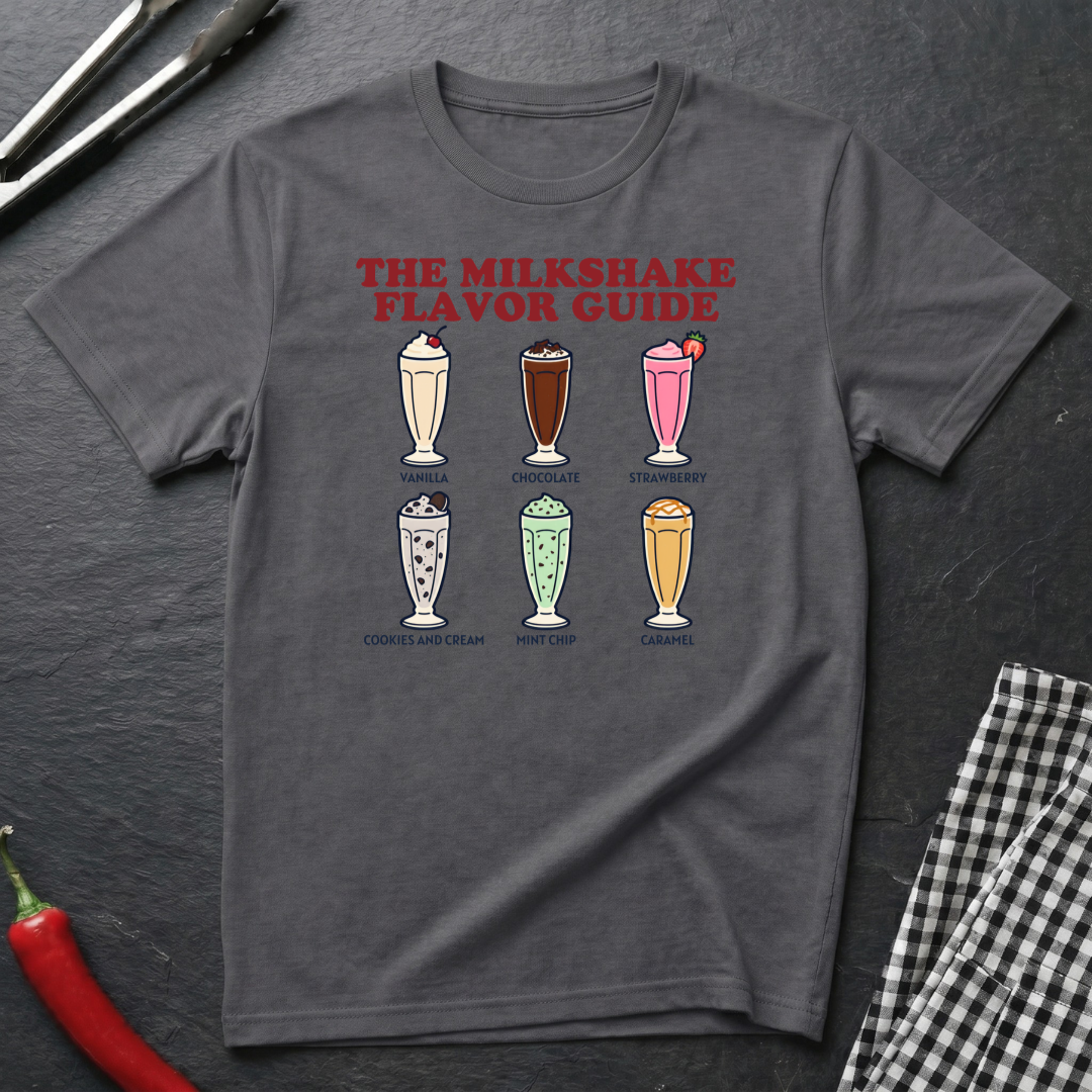 Milkshake Flavor Guide T-Shirt