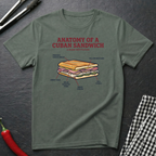 Cuban Sandwich Anatomy T-Shirt