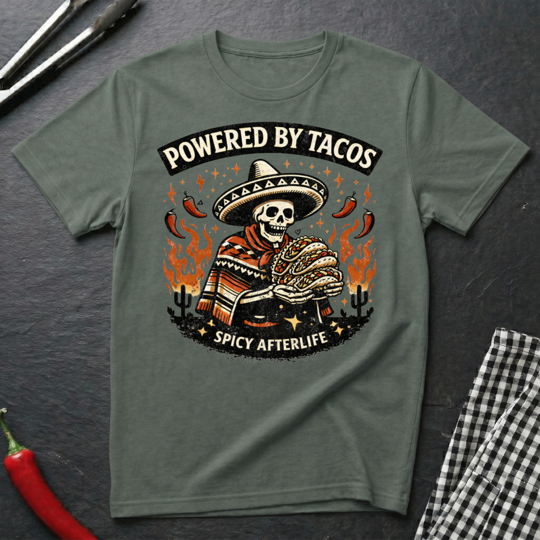 Powered By Tacos T-Shirt