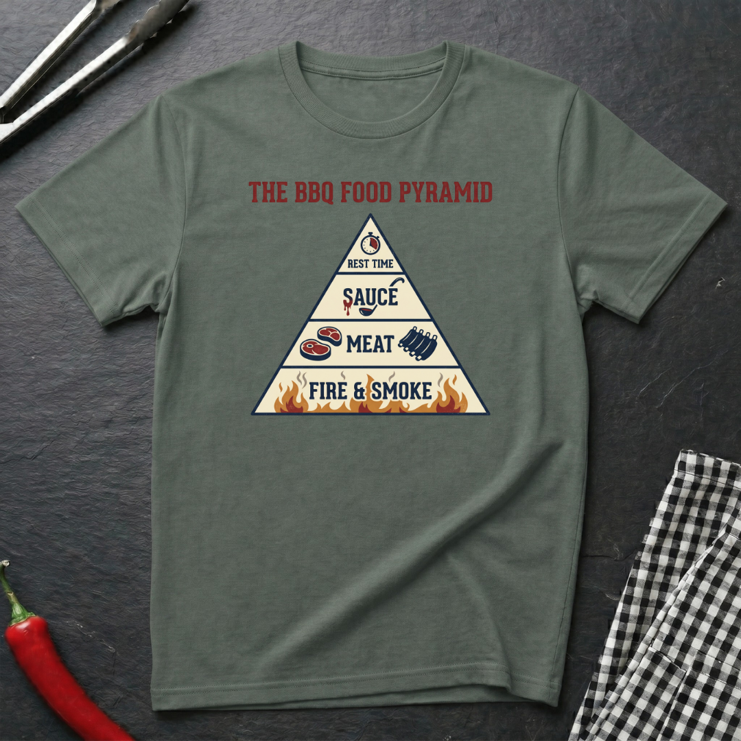 BBQ Food Pyramid T-Shirt
