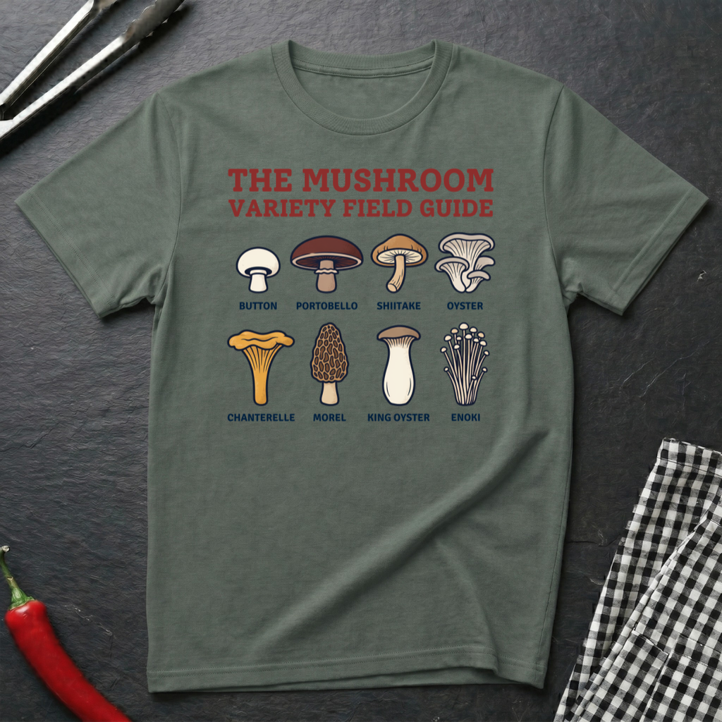 Mushroom Field Guide T-Shirt