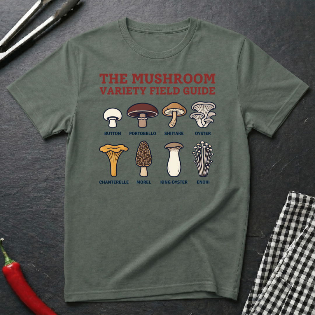 Mushroom Field Guide T-Shirt