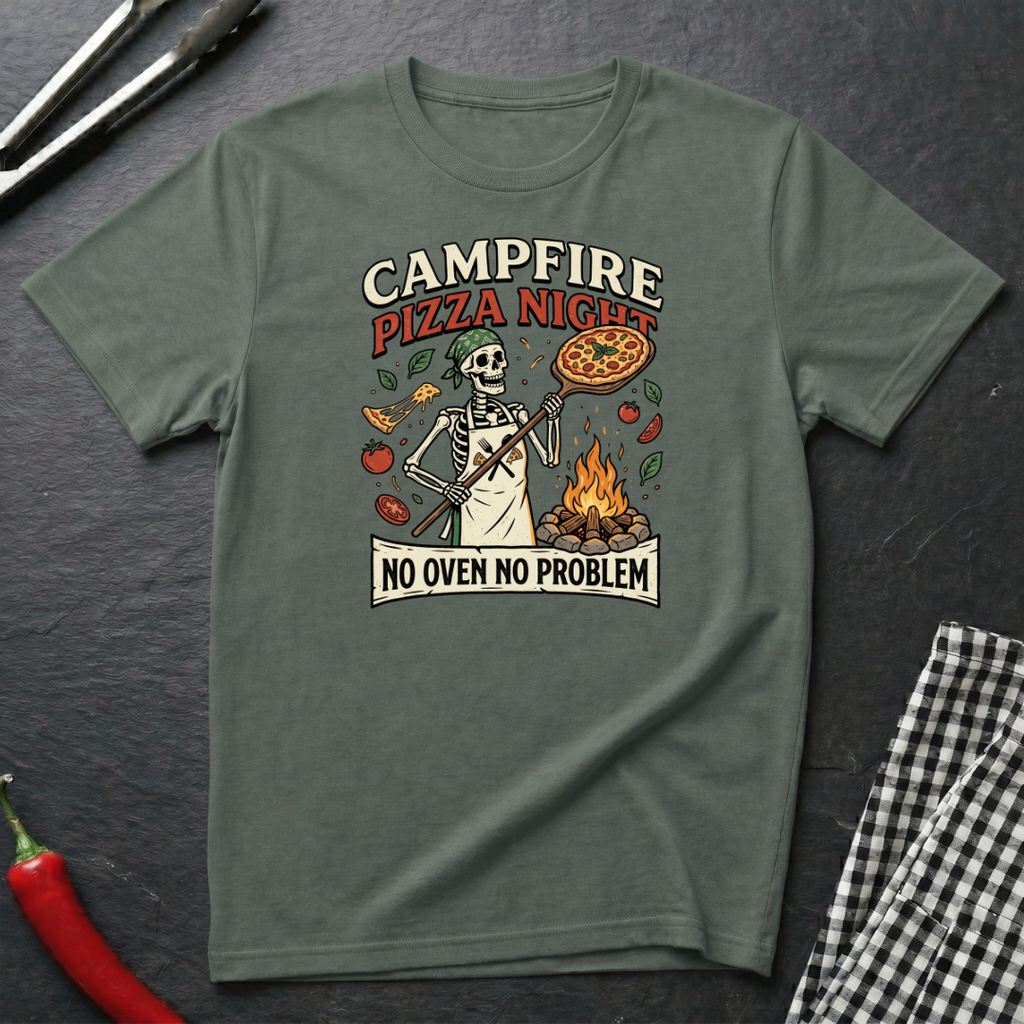 Campfire Pizza Night T-Shirt
