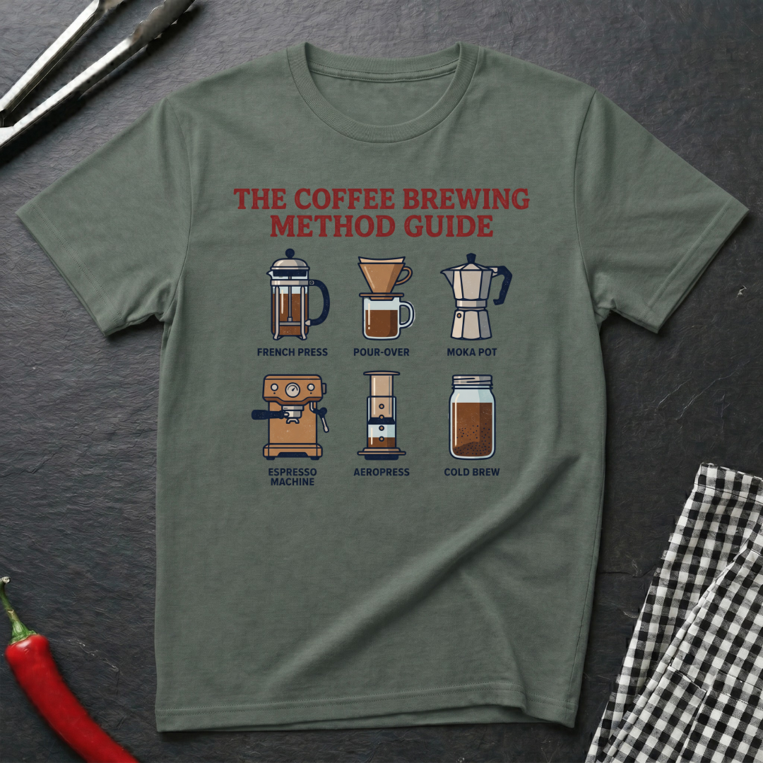 Coffee Brewing Guide T-Shirt
