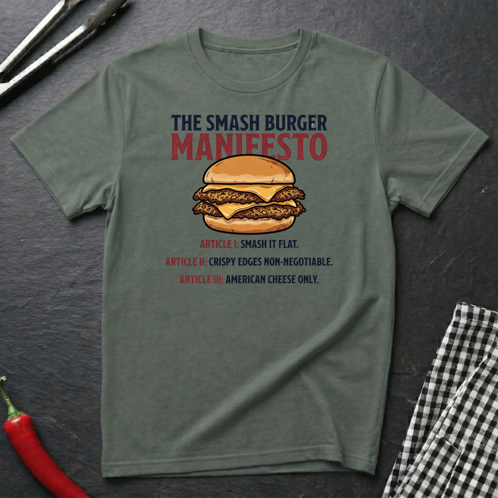Smash Burger Manifesto T-Shirt