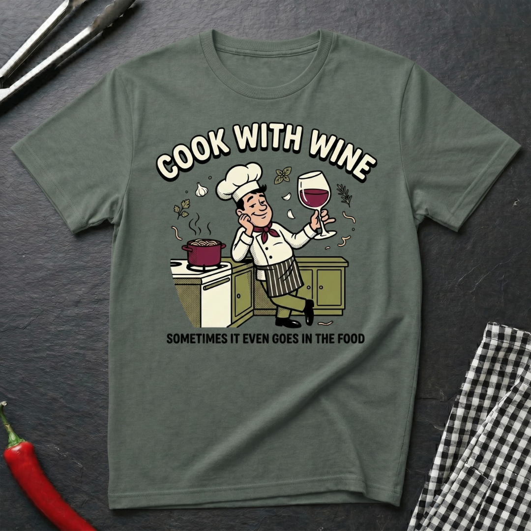 Cook With Wine T-Shirt