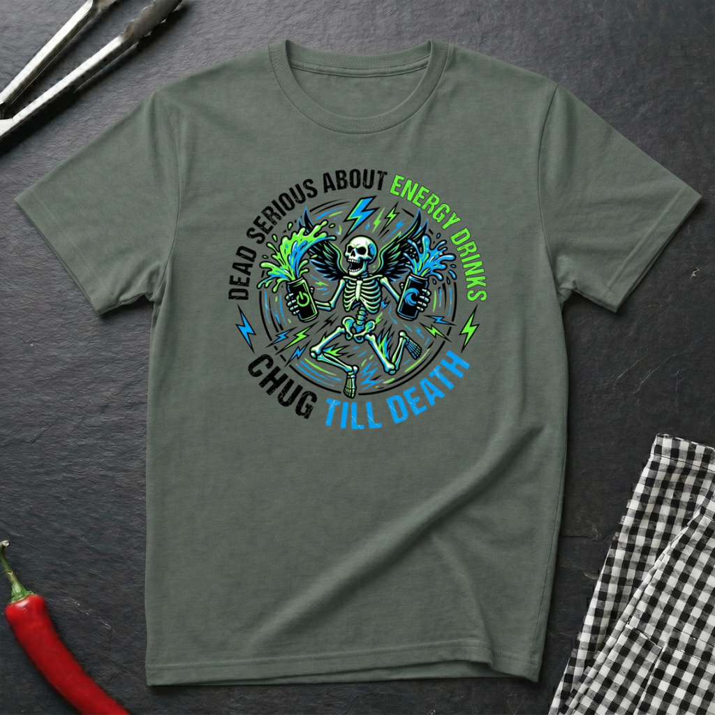 Dead Serious About Energy Drinks T-Shirt