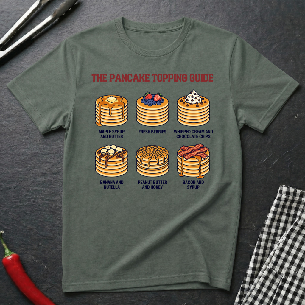 Pancake Topping Guide T-Shirt