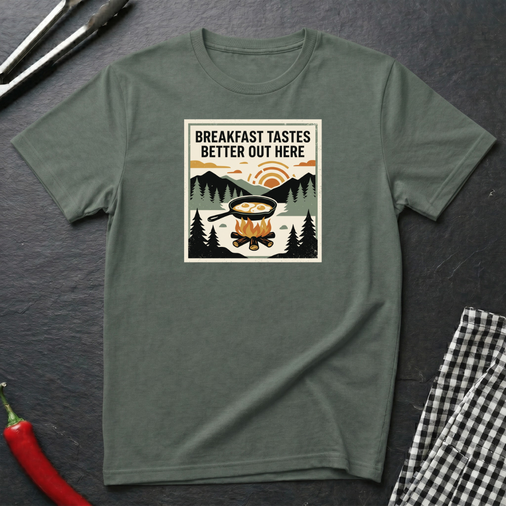 Breakfast Tastes Better Out Here T-Shirt