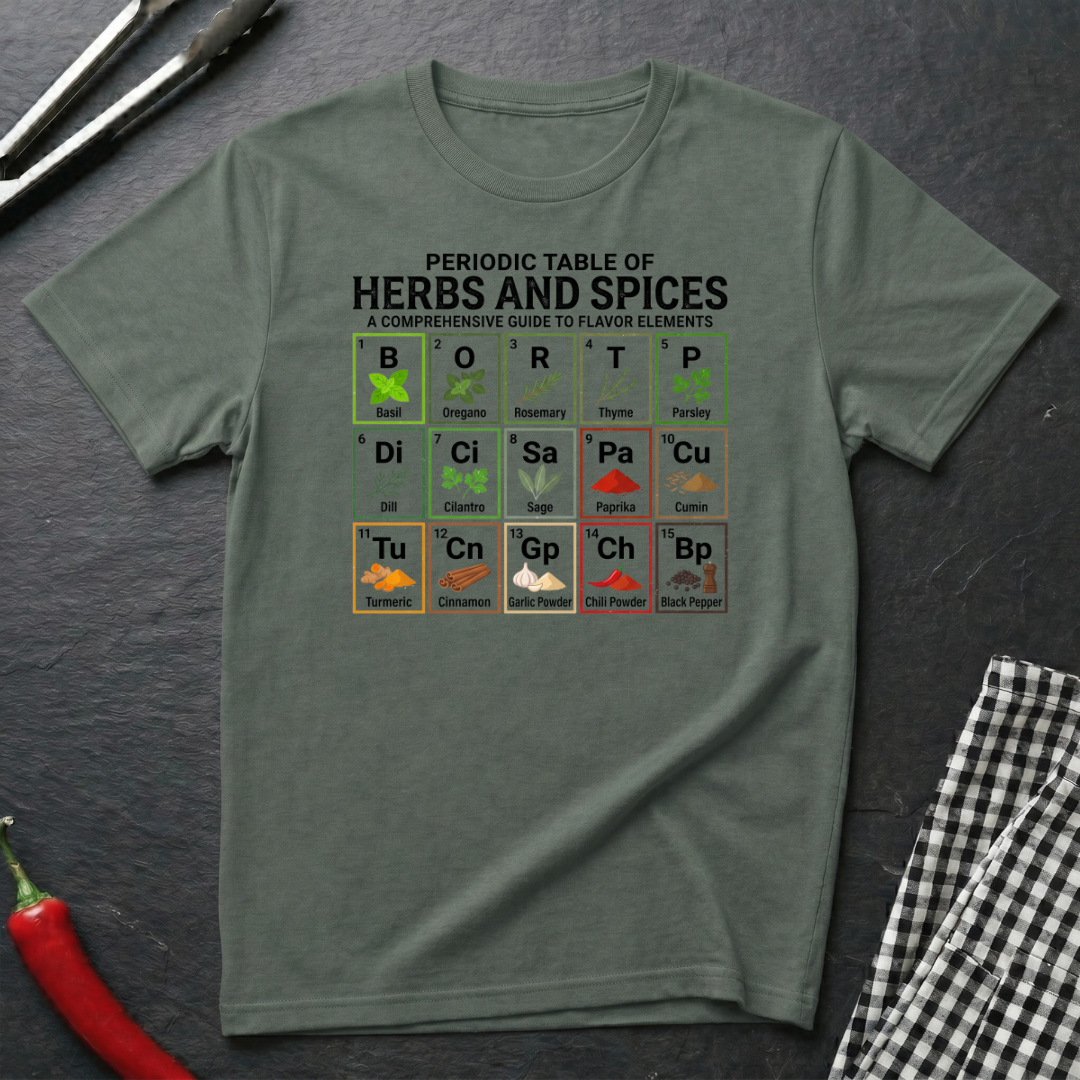 Table of Herbs & Spices T-Shirt