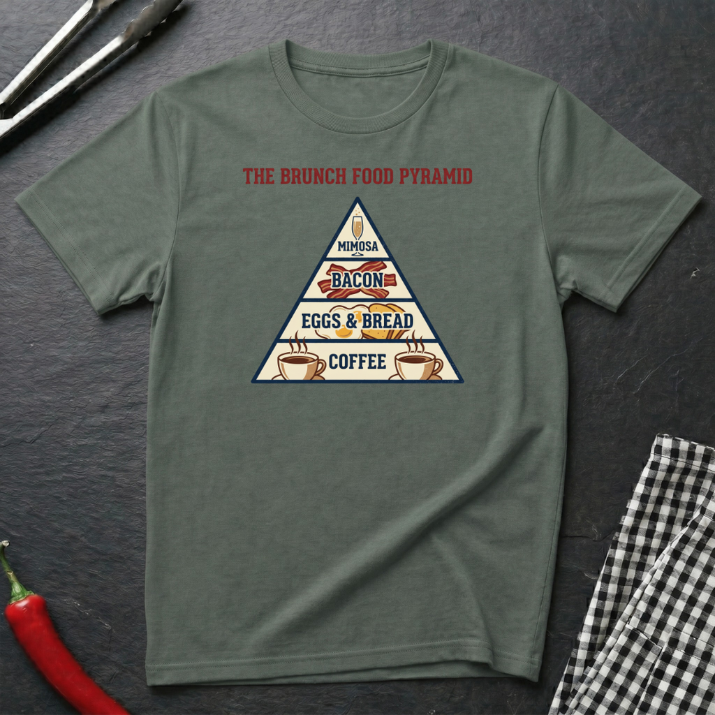 Brunch Food Pyramid T-Shirt