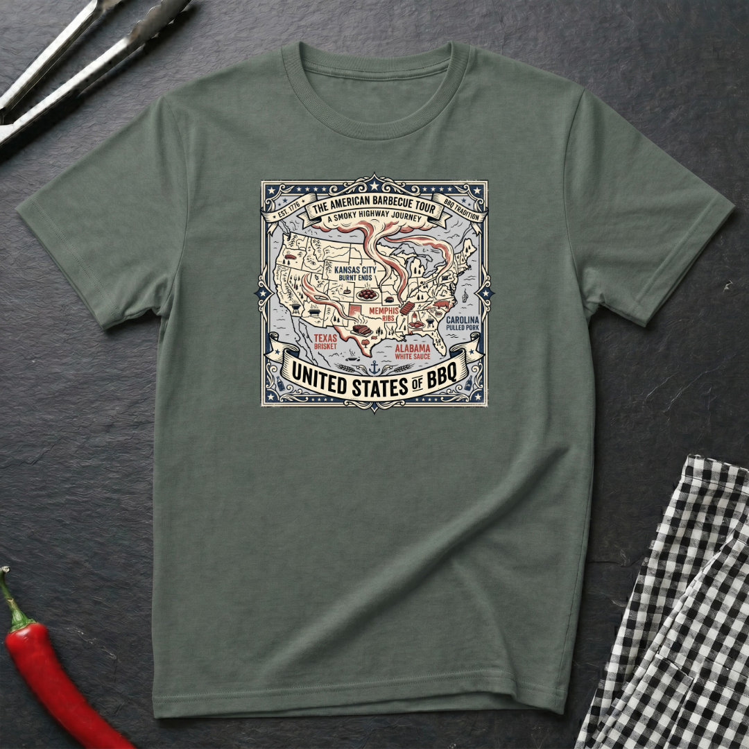 United States Of BBQ T-Shirt