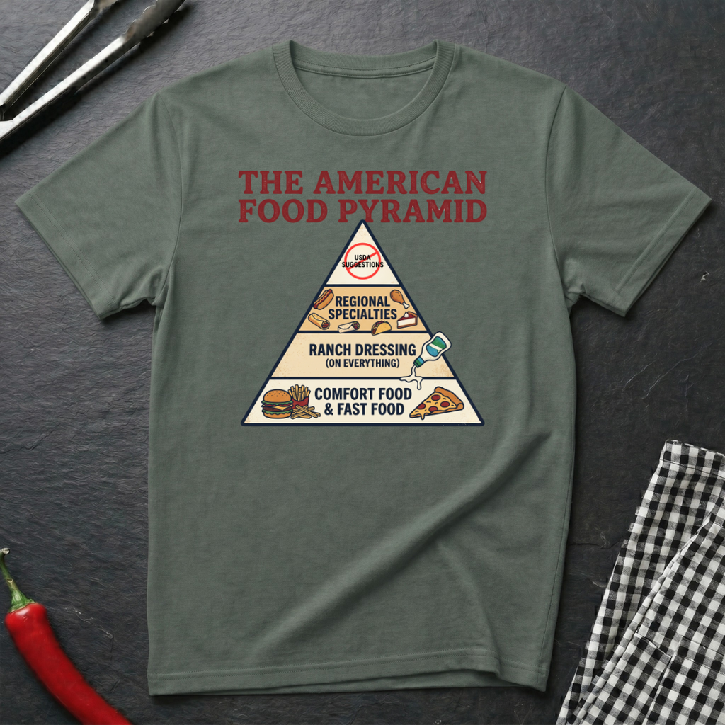 American Food Pyramid T-Shirt