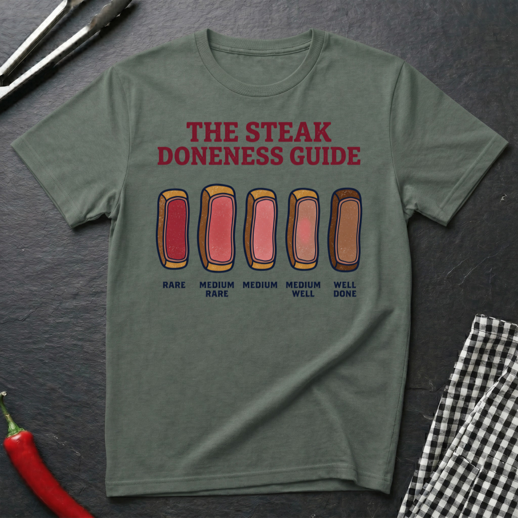 Steak Doneness Guide T-Shirt