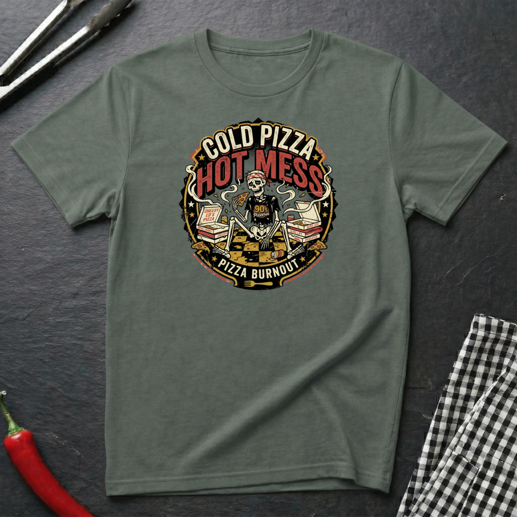 Cold Pizza Hot Mess T-Shirt