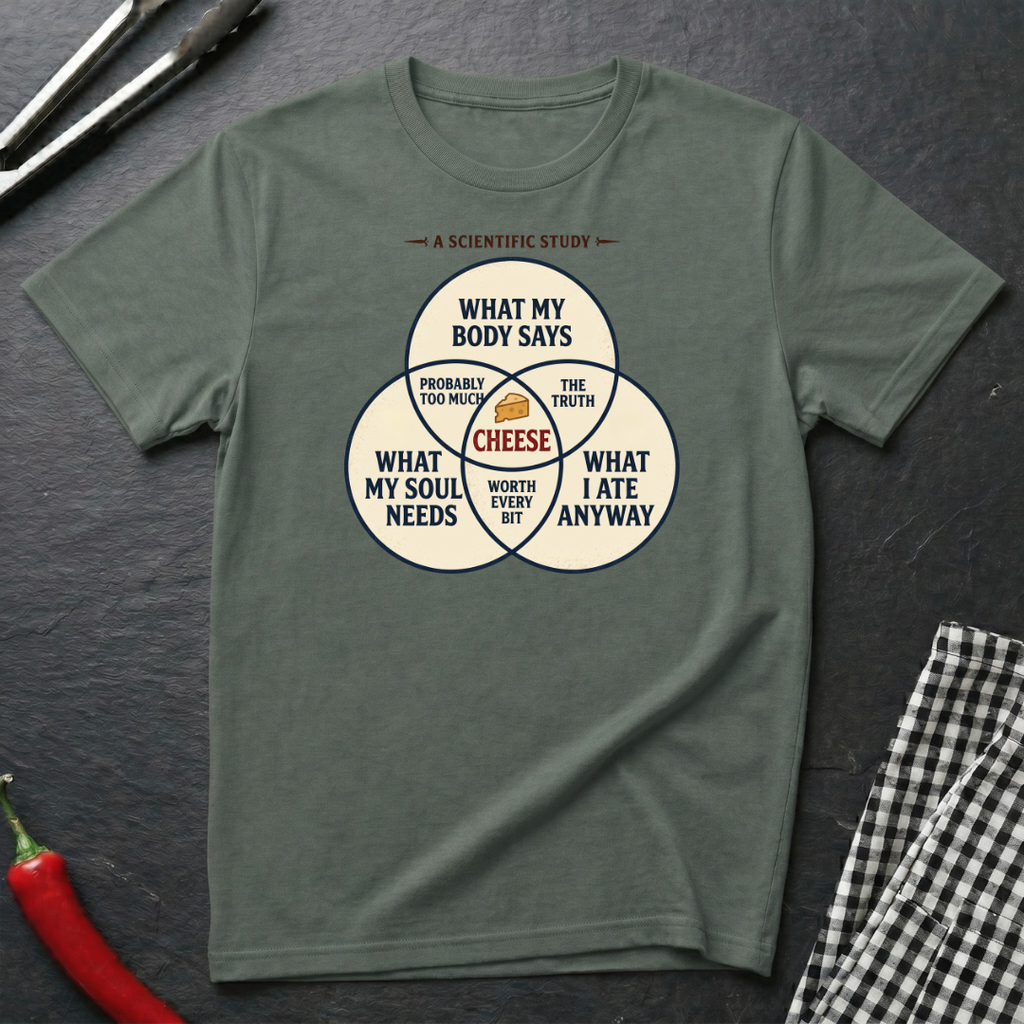 Cheese Need Diagram T-Shirt