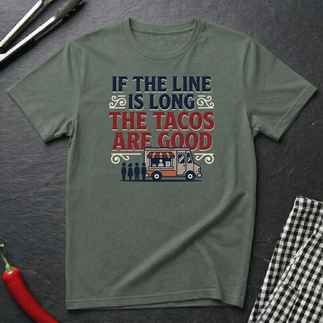Long Line Good Tacos T-Shirt