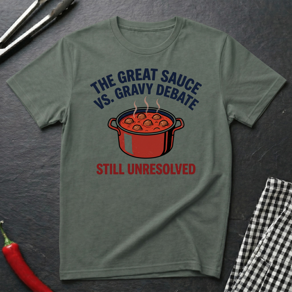 Sauce Vs. Gravy Debate T-Shirt