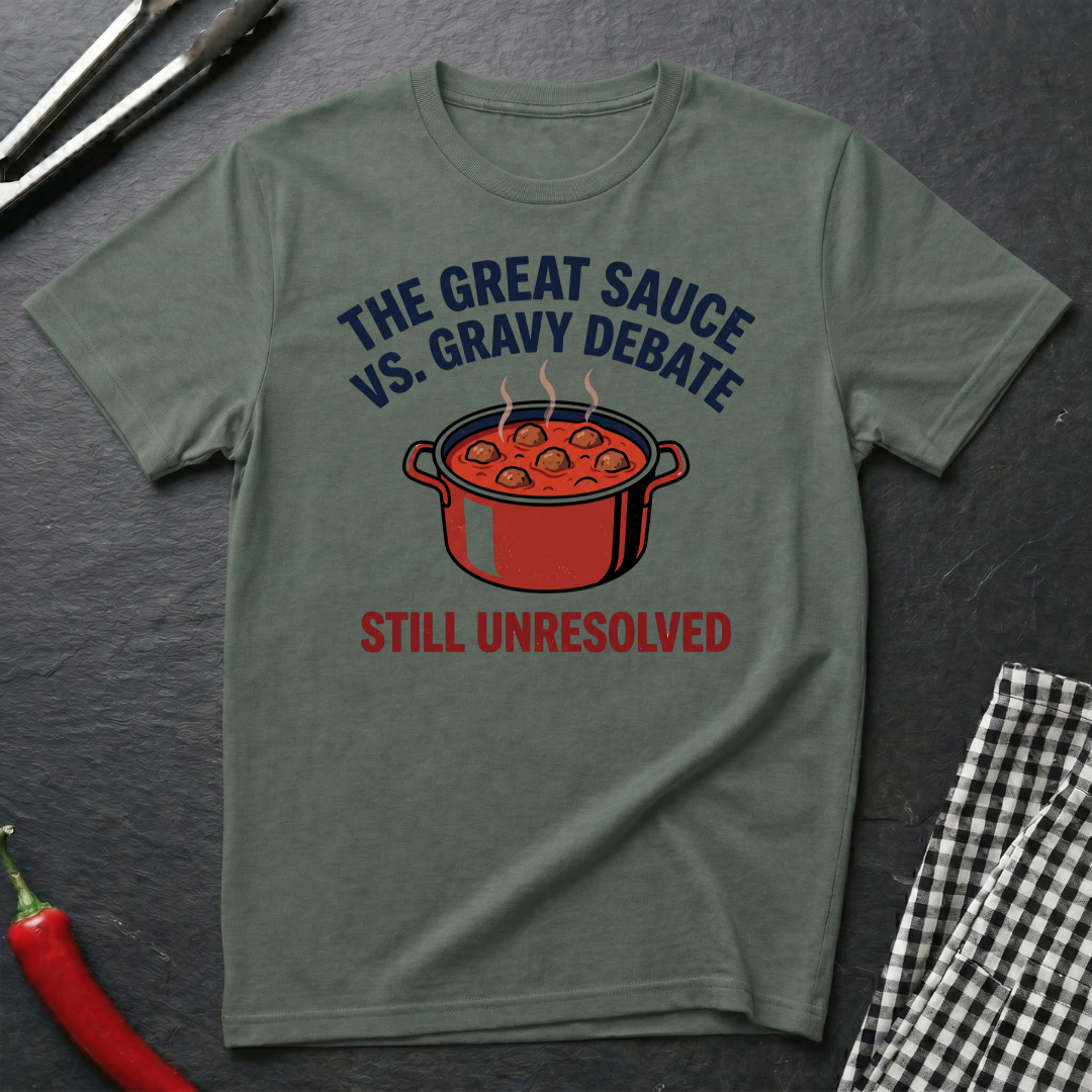 Sauce Vs. Gravy Debate T-Shirt