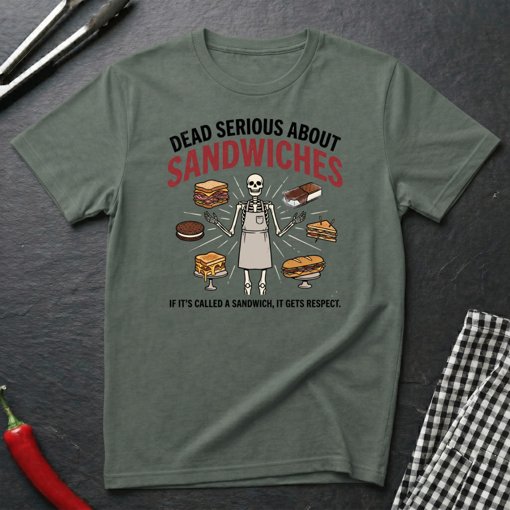 Dead Serious About Sandwiches T-Shirt
