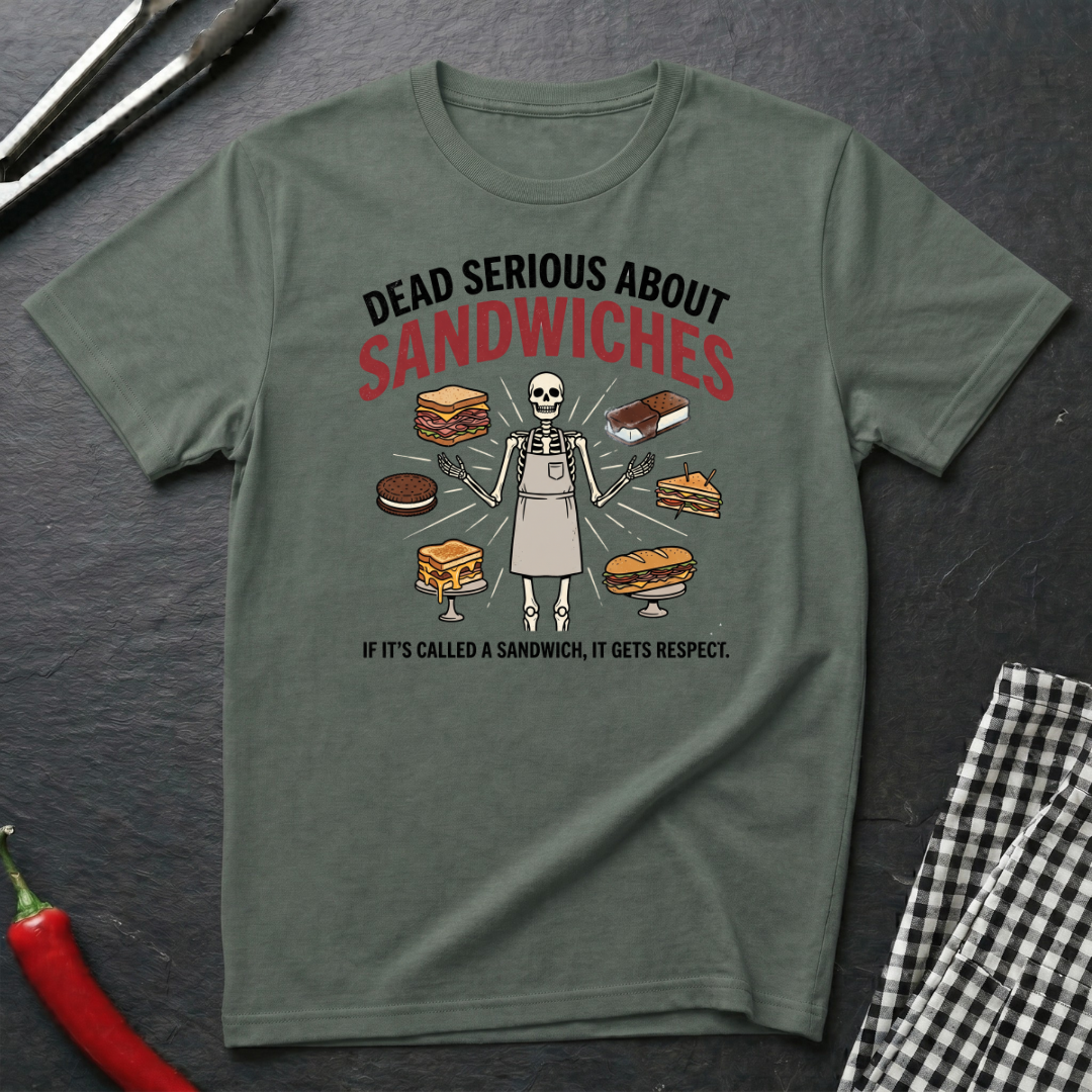 Dead Serious About Sandwiches T-Shirt
