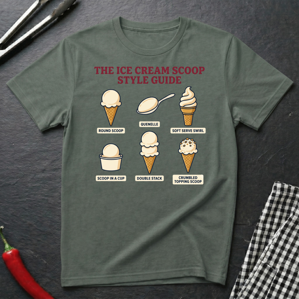 Ice Cream Scoop Guide T-Shirt