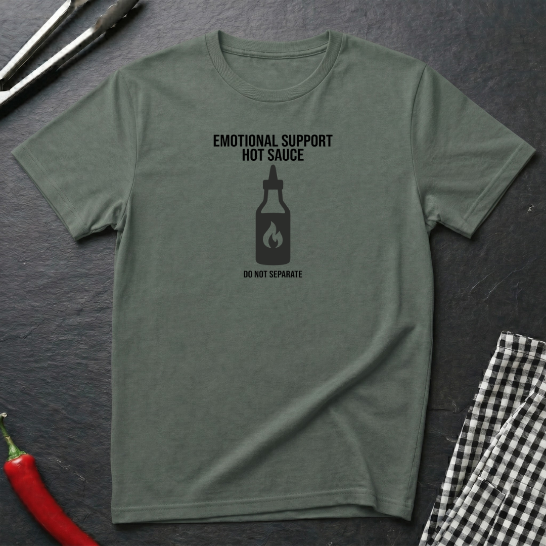 Emotional Support Hot Sauce T-Shirt