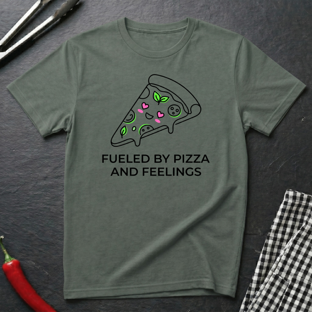Fueled By Pizza and Feelings T-Shirt